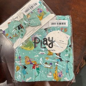 👑Little Sleepies 2T twirl dress & headband👑